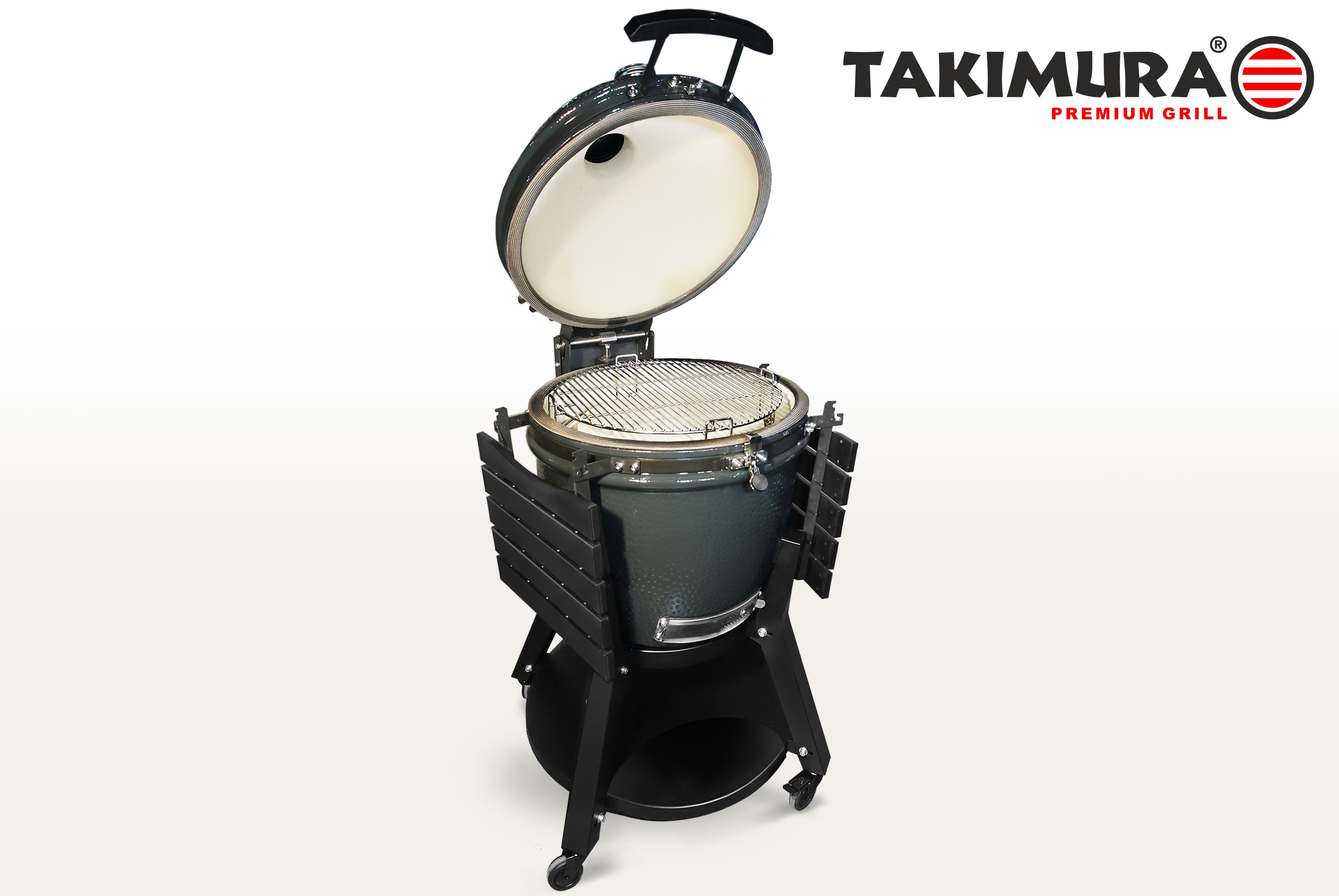 Керамический гриль Takimura 18 дюймов, графит