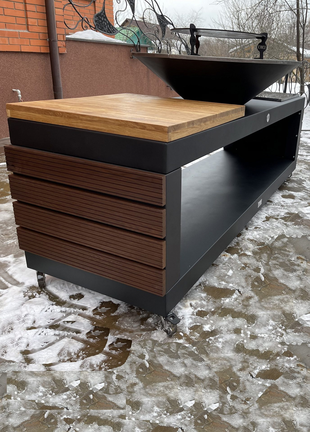 Гриль-очаг KITCHEN LONG 750мм