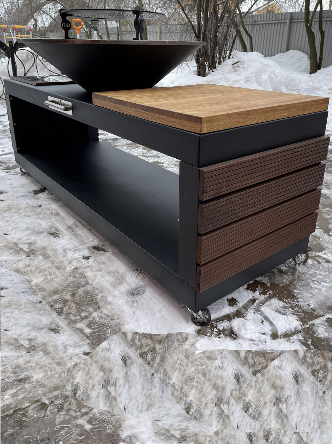 Гриль-очаг KITCHEN LONG 750мм